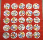 List of Flower Pictures Red *Japan Showa no Furoshiki cloth 72cm /WASIGAT*06