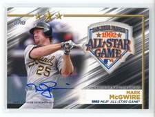 2022 Topps Series 2 All-Star Alumni Relic Auto #MM Mark McGwire (A's)/10