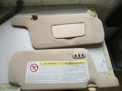 98 Infiniti I30 Tan Sun Visors Pair 96-99 - Image 1 of 3