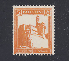 Palestine Sc 67c MNH. 1936 5p brown orange Citadel, perf 14½ x 14 coil