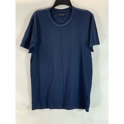 Camiseta manga corta VELVET BY GRAHAM & SPENCER para hombre azul marino liso cuello redondo talla M Foto 1 de 4