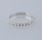 18Ct White Gold 045 Carat Diamond Half Eternity Ring