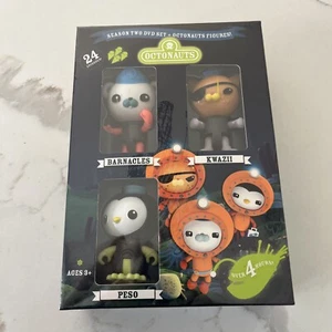 Octonauts: Season Two 2 DVD Set inkl. 3 Oktonauten Figuren: Barnacles Peso Kwazii - Bild 1 von 4
