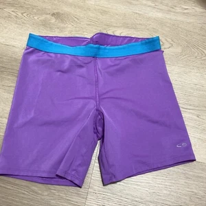 Champion Girls Xl Shorts purple Biker Extra Large Grande Nina Workout Gym ao - Picture 1 of 6