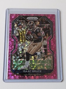 Panini Prizm 2020 Isaac Bruce Rams No Huddle Pink SSP NFL /15