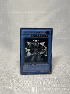 YUGIOH! Demise, King Of Armageddon SOI-EN035 1st Edition Ultimate Rare NM #2 - Image 1 of 4