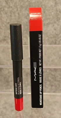 Lápiz labial MAC Velvetease ANYTHING GOES 1,5 g,05 oz en caja nuevo Foto 1 de 4