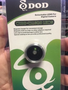 DOD Wide Macro Lens Detachable Lens for Digital Camera Magnetic Hanger Lens Cap