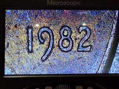 1982 P LINCOLN MEMORIAL PENNY ERROR- SMALL DATE, DOUBLE DIE REVERSE -2.5g  RARE! - Image 1 of 4