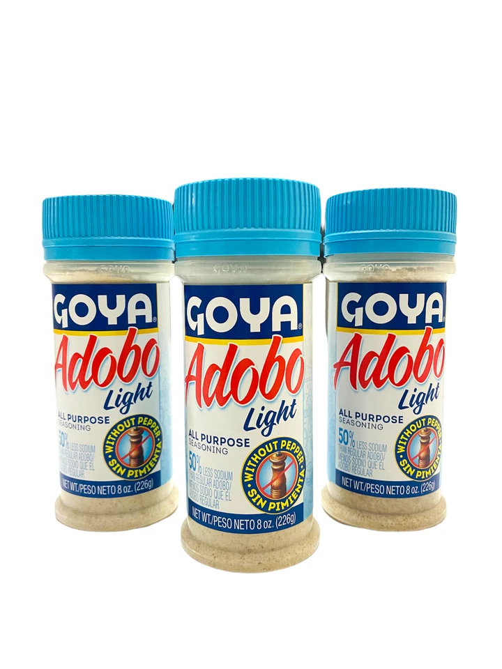 Goya adobo light without pepper 8 oz