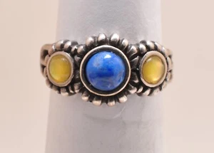 Turquoise Stone & Sterling Silver 925 Handmade Ring -7 Size -5 Gr. - Picture 1 of 4
