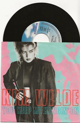 KIM WILDE YOU KEEP ME HANGIN' ON SINGLE FROM GERMANY + TOUR DATES ON SLV, MINT - Image 1 of 2
