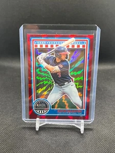 GAVIN GRAHOVAC 2025 Panini USA Stars & Stripes Red Lightning 29/30 - Picture 1 of 2