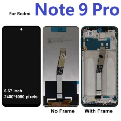 For Xiaomi Redmi Note 9 Pro 4G LCD Display Screen Touch Digitizer Replacement - Image 1 of 4