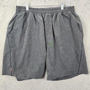 Rhone Herren grau Active Shorts 8" Schrittlänge Größe L Training Stretch - Bild 1 von 16