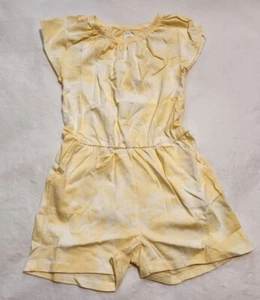 NWT Baby Gap Yellow Tie Dye Romper 1PC 5T Toddler Girl - Picture 1 of 1