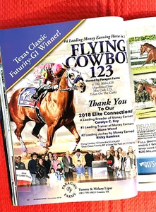 2018 SPEEDHORSE Quarter Horse Racing, journal book - JOHNNY DIAL Article + Pix! - Picture 1 of 24