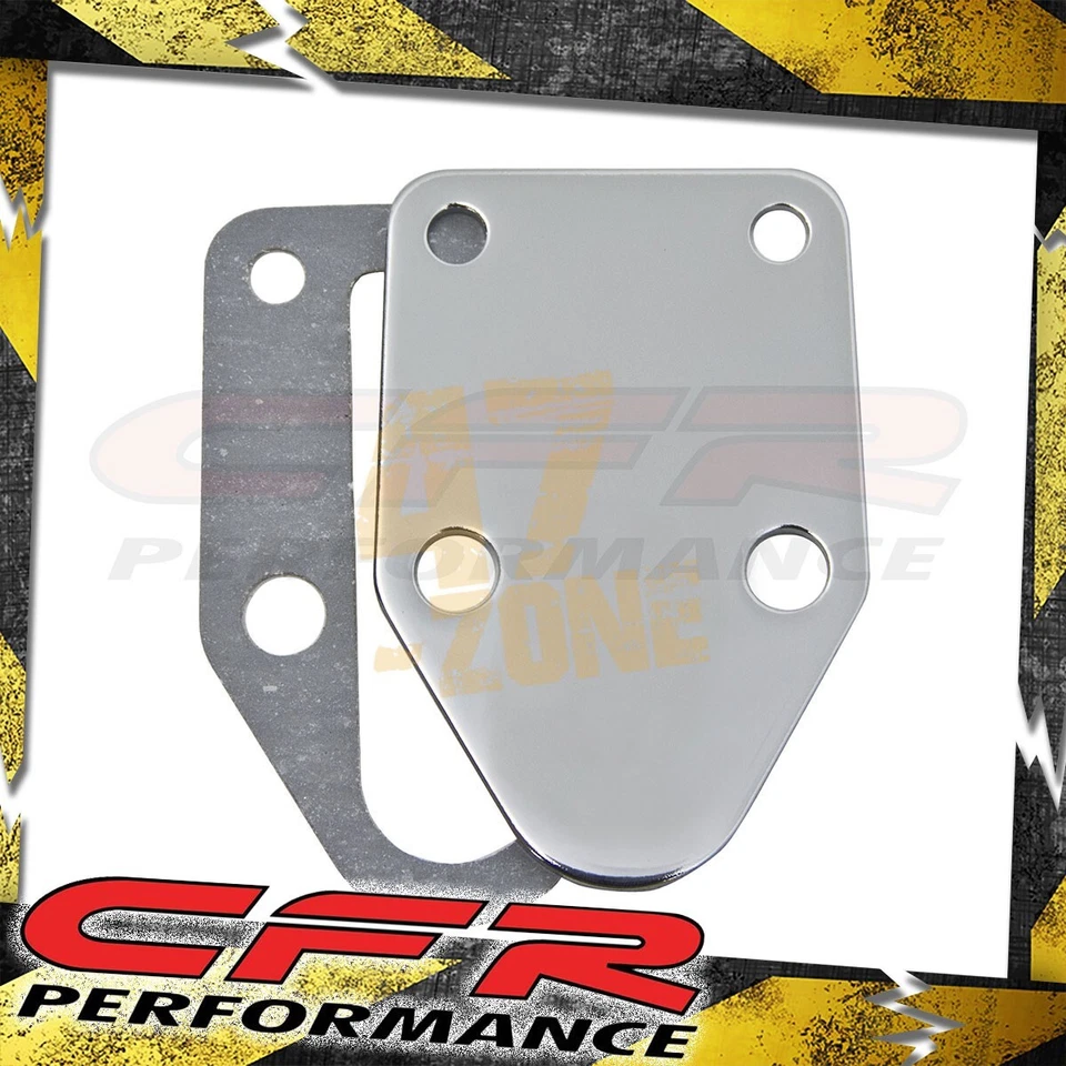 Aço para placa de bloqueio de bomba de combustível chevy Sb - Cromado - Imagem 1 de 1