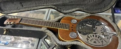 Guitarra ressonadora Epiphone Spider pescoço quadrado *caixa incluída - Imagem 1 de 4