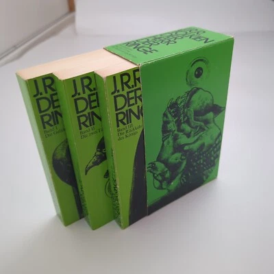 Der Herr Der Ringe 1+2+3 Carroux Übersetzung +Karten J.R.R. Tolkien Bücher | Gut - Bild 1 von 4