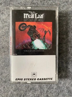 Meat Loaf Bat Out of Hell Cassette Tape PET34974 1977 Epic - Tested and Working - Image 1 of 4