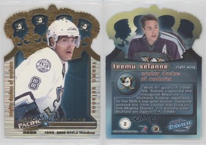 1999-00 Pacific Gold Crown Die-Cuts Teemu Selanne #2 HOF