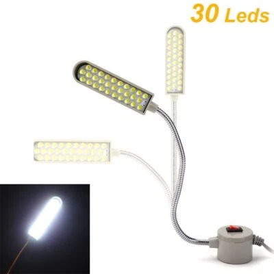 With Magnetic Base Working Lamp Sewing Machine Light 30 LED EU PLUG Gooseneck - image 1 of 4