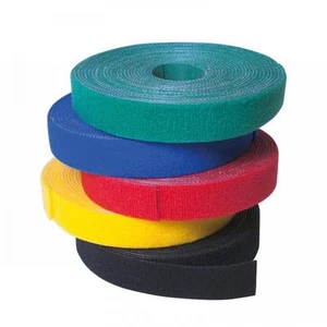 CINTA DE CABLE DE VELCRO DE DOS LADOS 4 METROS CINTA DE CABLE DE VELCRO CABLE DE COLOR - Imagen 1 de 12