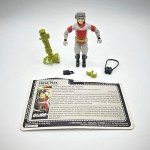 G.I. Joe Hasbro 1987 Sneak Peak Near Complete + File Card Authentic Tight Joints - Picture 1 of 9
