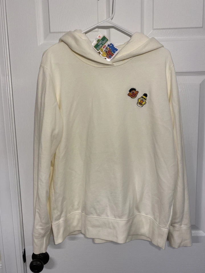 KAWS Uniqlo Sesame Street 2018 Embroidered Bert & Ernie US Women’s Large NWT - Image 1 of 1