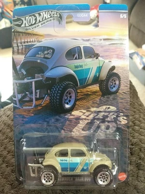 Volkswagen "Baja Bug" 5/5 Surf's Up serie Silver Hot Wheels Foto 1 de 4