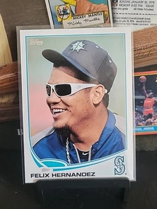 2013 Topps Felix Hernandez Sunglasses Short Print SP Variation #34 Mariners 🔥 - Picture 1 of 10