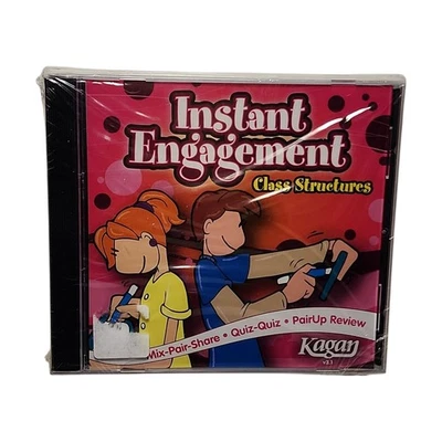 Kagan Instant Engagement Software Cooperative Learning 3 Discs PC Mac 2019 New - Image 1 of 4