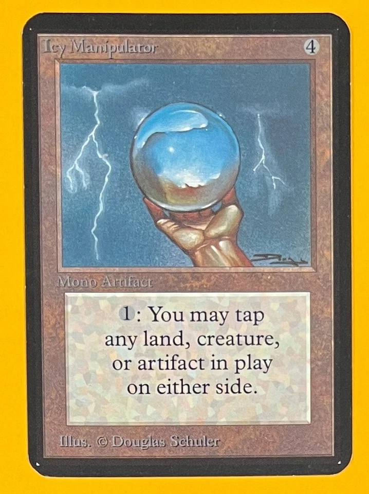 MTG ICY MANIPULATOR Alpha (Ink?) (OldManMTG 012-296) - Image 1 of 4
