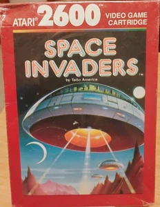 1980 SPACE INVADERS Atari 2600 Red Label Factory Sealed With Hang Tab - Picture 1 of 6
