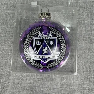 Los Angeles Kings Ornament lila NHL Hockey Christbaumkugel - Bild 1 von 8