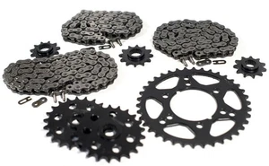 1997 Polaris Scrambler 500 NON O-Ring Chain And Sprocket Set - Picture 1 of 1