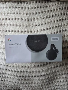 Google GA00545-US Kit Smart TV: Google Home Mini e Chromecast - Antracite - Foto 1 di 4