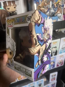 Gear 5 Luffy Funko Pop Obra de Arte Personalizada - Imagen 1 de 3