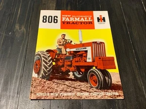 Original McCormick Farmall International Harvester 806 Traktor Verkaufsprospekt - Bild 1 von 5