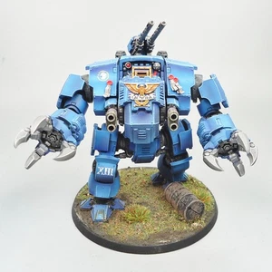 Ultramarines Brutalis Dreadnought bemalt - Warhammer 40k Armee Space Marines - Bild 1 von 10