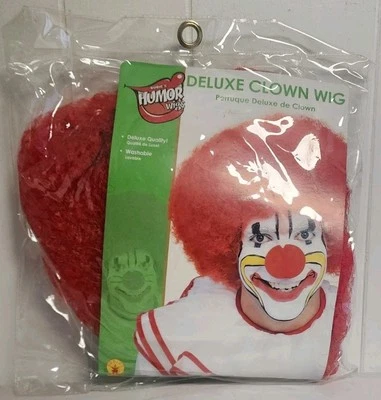 红宝石豪华小丑假发红色 B0585 — 第 1/4 张图片