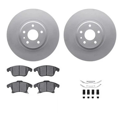 For Lincoln MKZ 2013-2016 R1 Concepts WDWH1-54129 Front Brake Kit w Ceramic Pads Foto 1 de 3