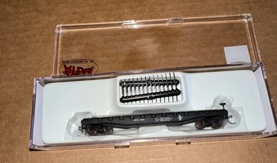 N-Scale Atlas 38175A - Flat Car W/Stakes Boston & Maine #5201 - Image 1 of 2