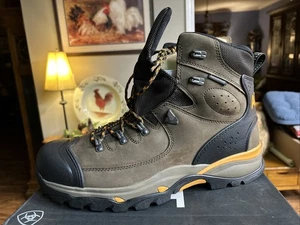 Ariat #40 Herren 14D Endeavor 6 H2O Wasserdicht Stiefel 10031659 Weiche Runde Spitze - Bild 1 von 6