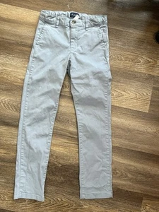 The Children's Place youth Boys Gray Skinny Chino Pants Size 10  - Picture 1 of 6
