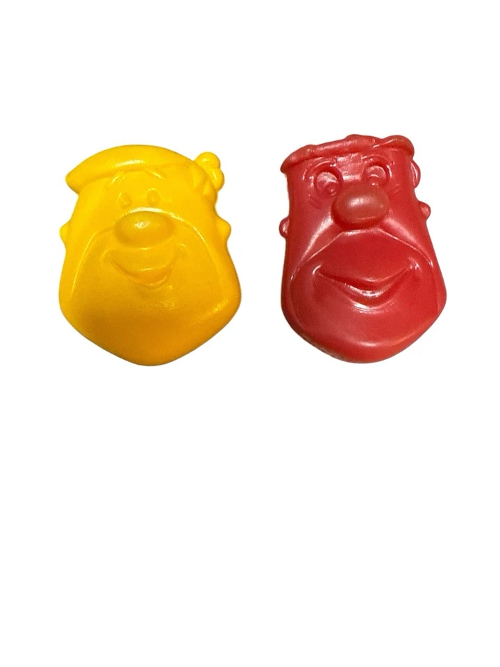 Monederos vintage Fred & Barney Flinstones guijarros cereal Hasbro 1975 Foto 1 de 3