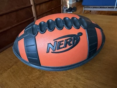 2005 Hasbro Official Nerf Original Classic Weather Blitz Orange Foam Football - Image 1 of 4