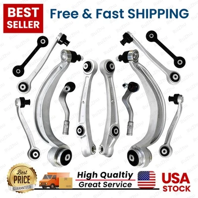 Front Lower Control Arms Ball Joint Suspension Kit for Audi A4 A5 Quattro S4 S5 - Image 1 of 4