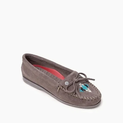 Minnetonka Nizhoni Native Design Beaded Mocassins 9 - Image 1 of 4